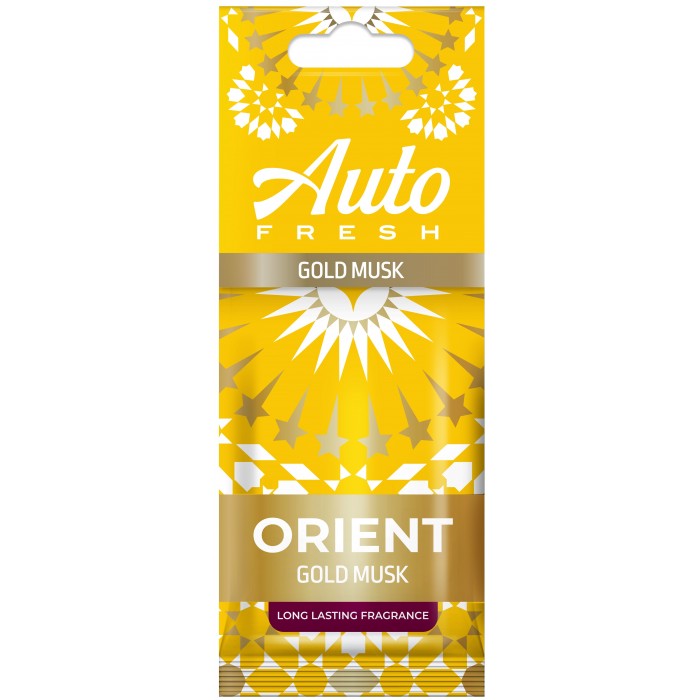 Подвесной ароматизатор для авто Auto  Fresh Gold Musk, 1 шт - 